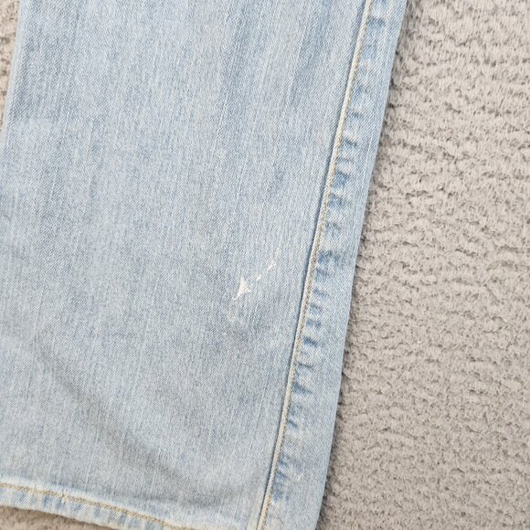 Levi's 518 Superlow Bootcut Jeans Women's 13M Flared Stretch Denim Pants - Picture 13 of 15